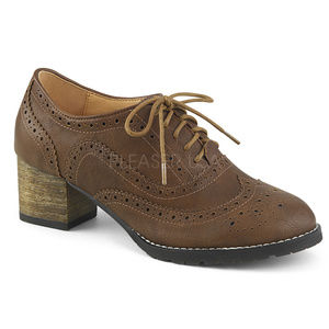 2" Heel Spectator Oxford Wingtip Saddle Shoes